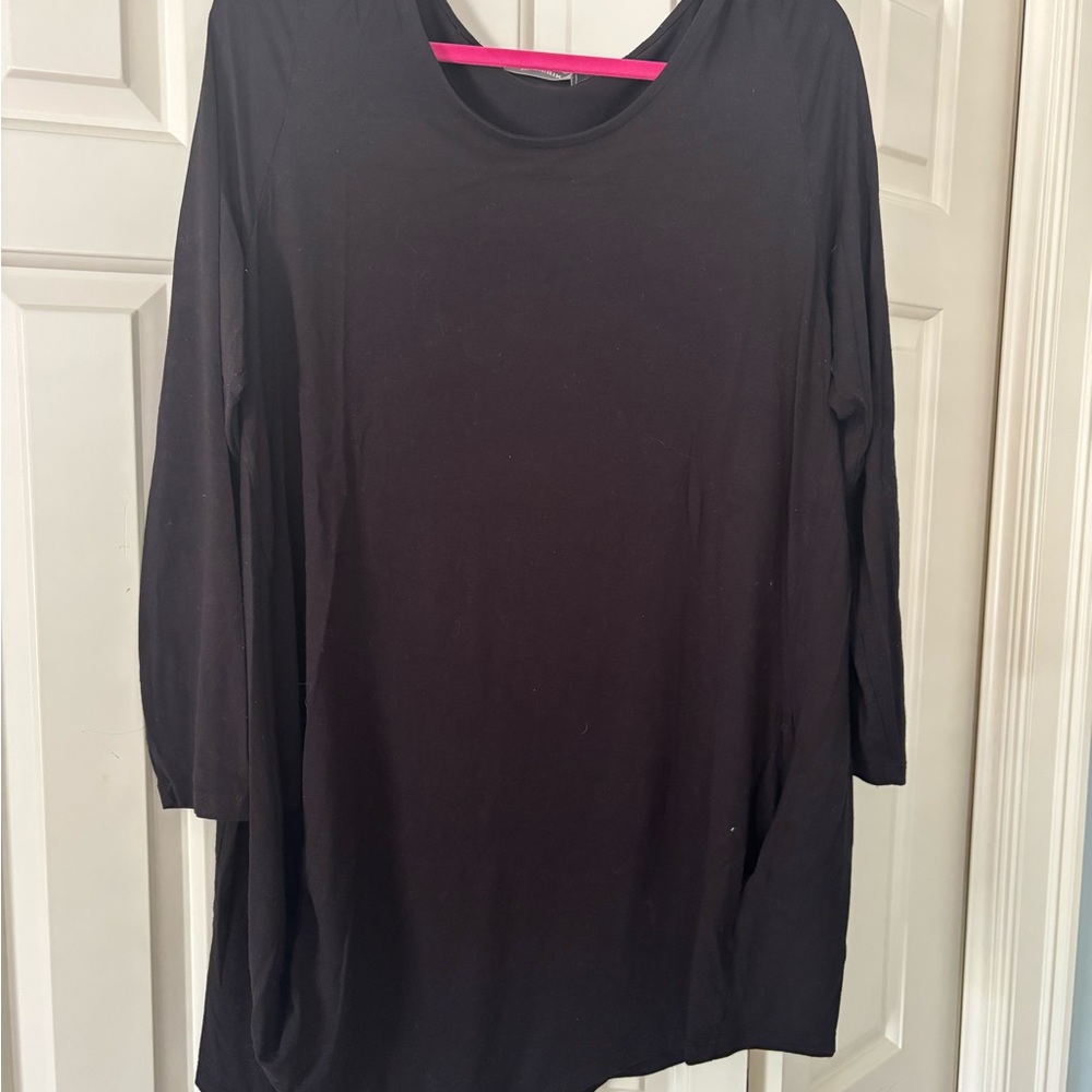 ALEMBIKA Chic Black Women's Tunic Top